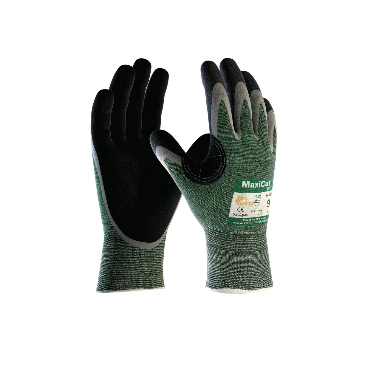 MaxiCut Oil 34-304 ATG radne rukavice MaxiCut® Oil Grip KW 34-304BL