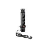 GTV ugradni produžni kabal AE-BPW3S60-20 1,5m crni