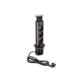 GTV ugradni produžni kabal AE-BPW3S60-20 1,5m crni