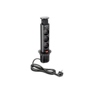 GTV ugradni produžni kabal AE-BPW3S60-20 1,5m crni