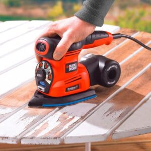 Black+Decker vibraciona oscilirajuća ekscentrična rotaciona brusilica KA280LKA 125mm
