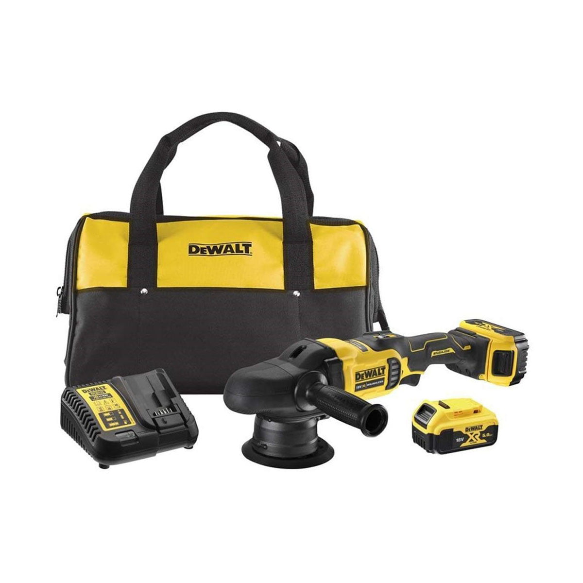 DCM848P2-00 DeWALT aku ugaona polirka sa potenciometrom XR BRUSHLESS DCM848P2 18V-125mm