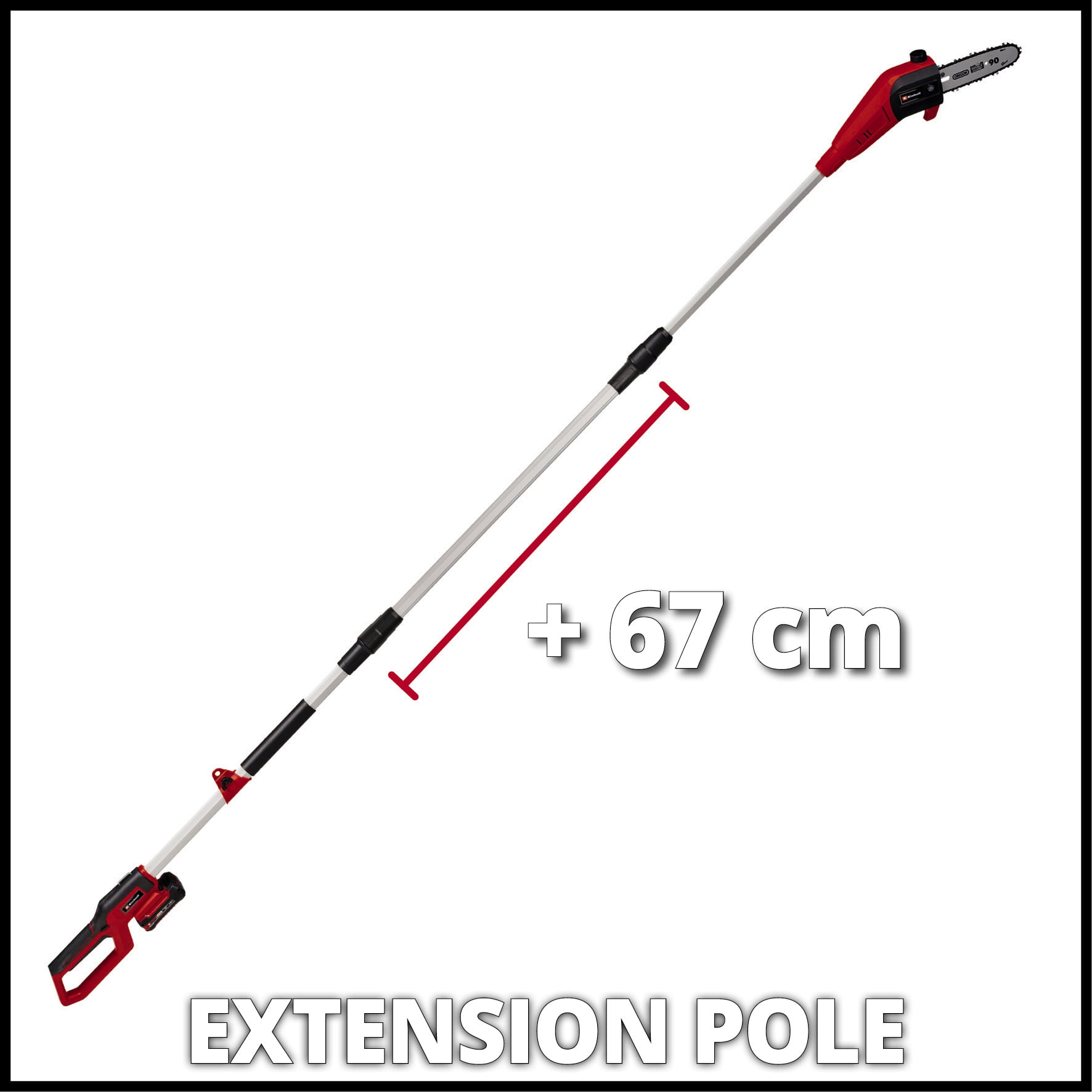 Einhell aku teleskopska lančana pila testera Power X-Change GC-LC 18/20 Li T - Solo
