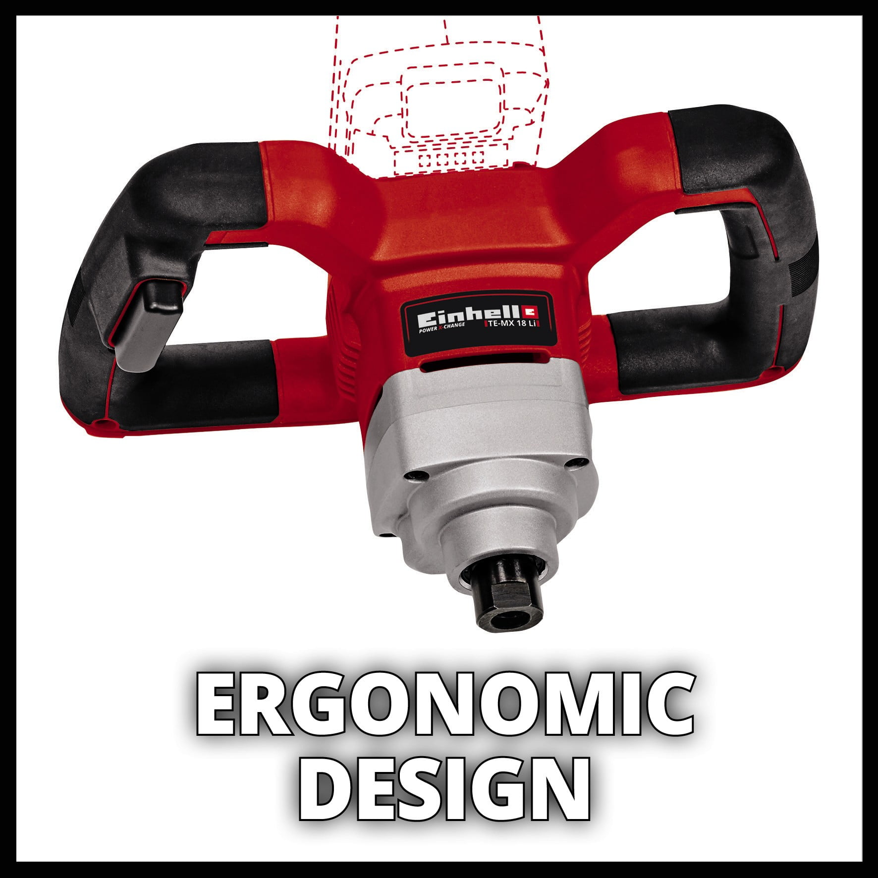 Einhell aku mješač boje i lijepka TE-MX 18 Li - Solo