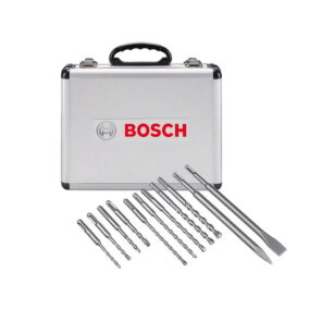 Bosch 11-dijelni set SDS-Plus borera i dlijeta u alu koferu 2608578765