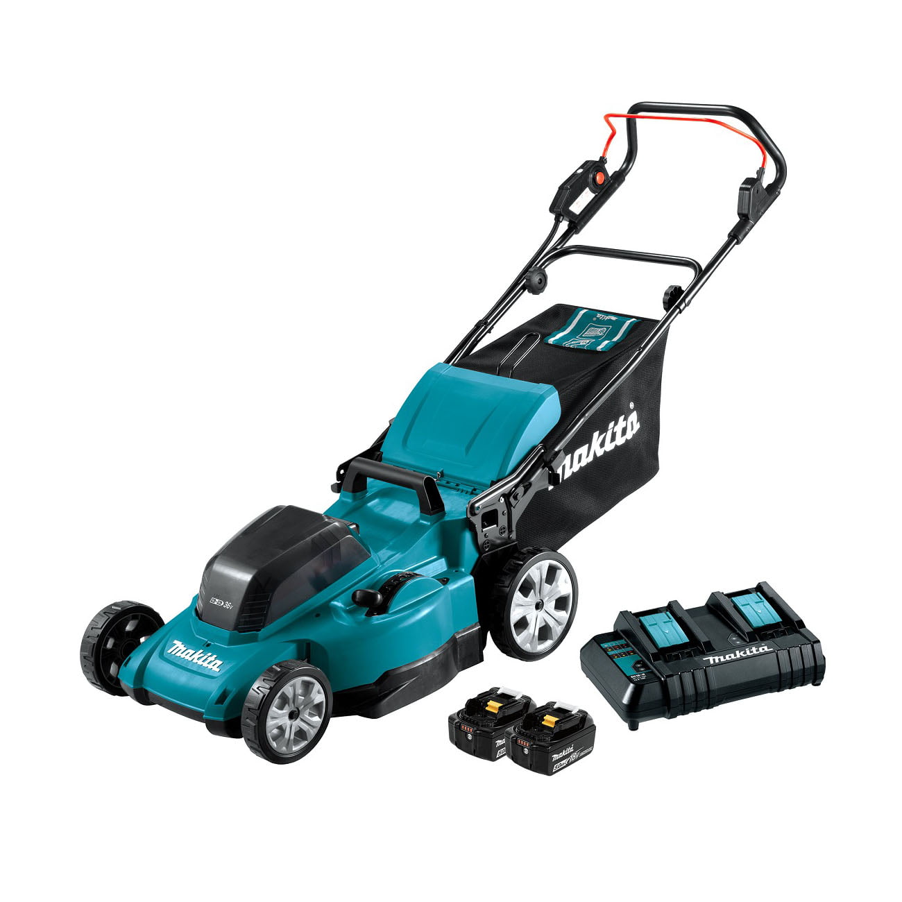 Makita-DLM480CT2 Makita aku samohodna kosilica kosačica DLM480CT2 36V