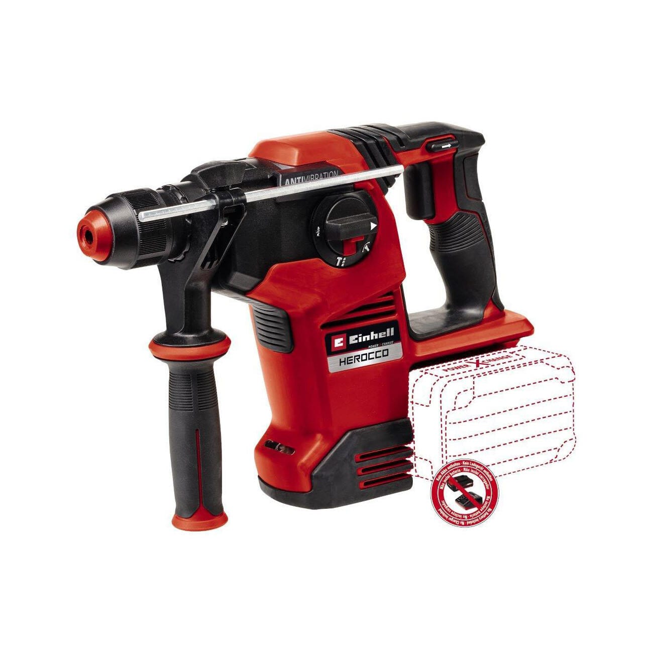 herocco 36-28 Einhell aku čekić bušilica Power X-Change BRUSHLESS HEROCCO 36/28 Solo