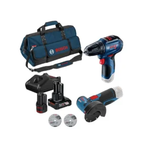 Bosch aku set bušilica odvijač GSR 12V-30 i aku ugaona brusilica GWS 12V-76