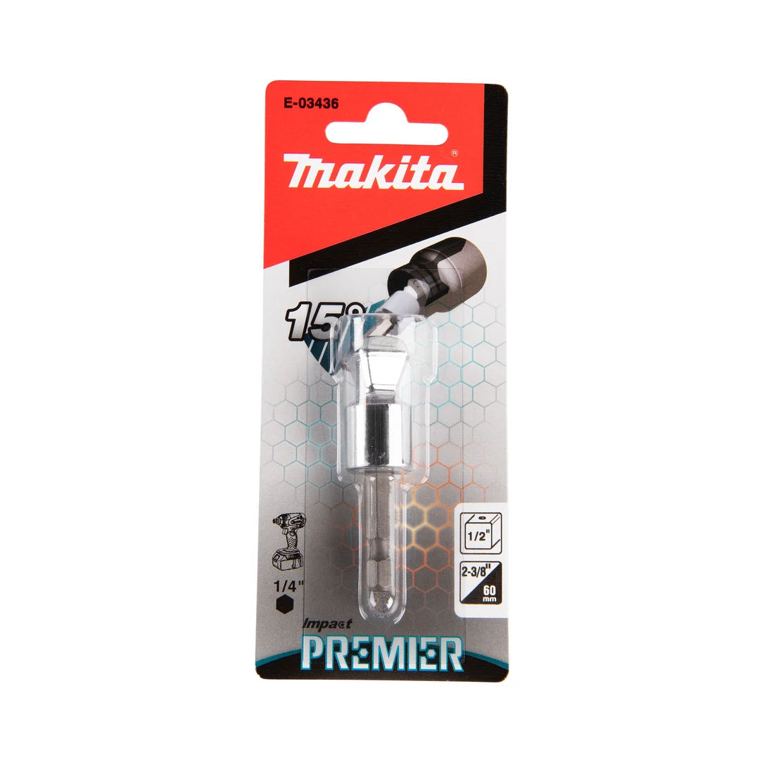 Makita adapter za udarne nasadne ključeve Premier 1/2-1/4 E-03436