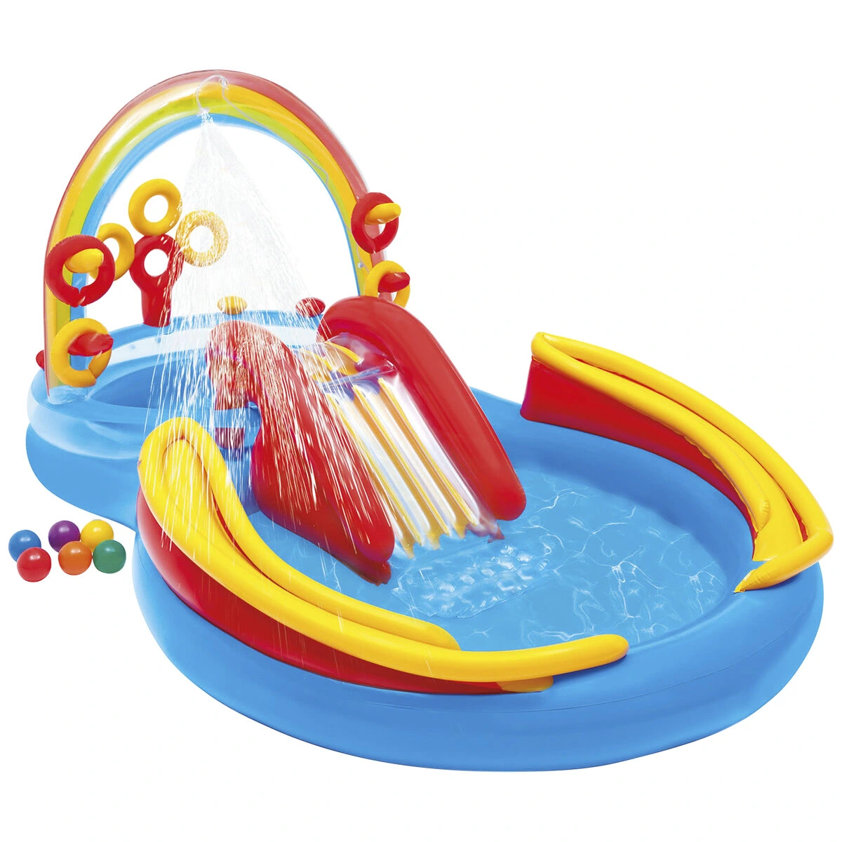 rainbow Intex bazen za djecu RAINBOW 297x193x135cm 57453