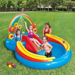Intex bazen za djecu RAINBOW 297x193x135cm 57453