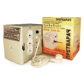MIKOM pretvarač napona za pumpe centralnog grijanja 12 V na 230 V MIK 200 b