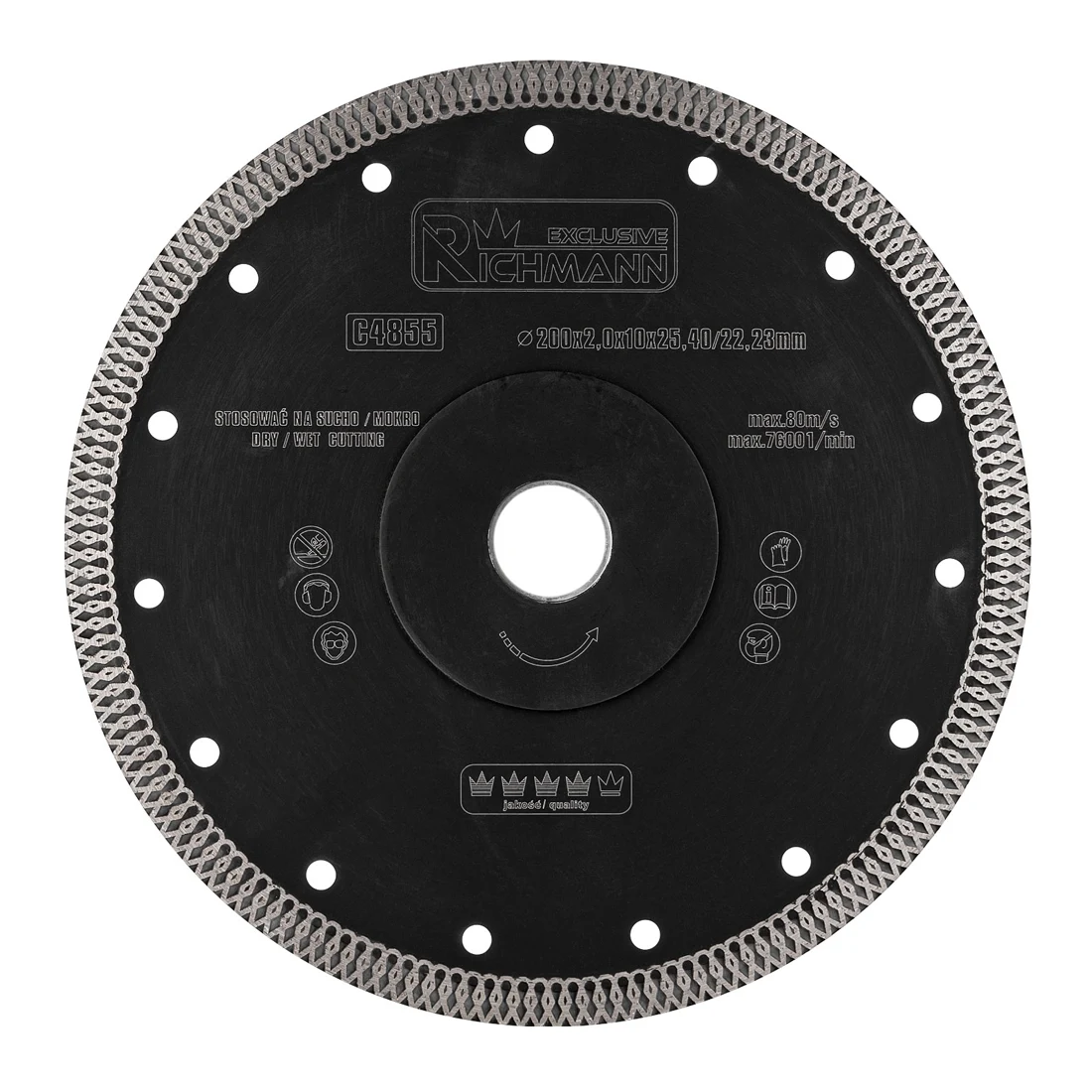 c4855 Richmann dijamantna ploča za keramiku 200 x 2mm - C4855