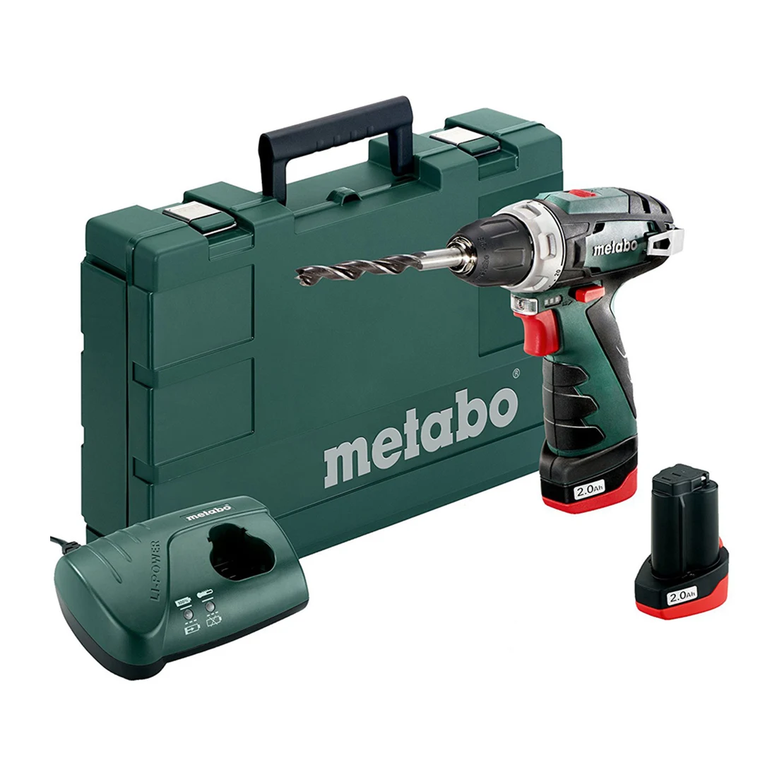 metabo-power-maxx-basic Metabo aku bušilica odvijač PowerMaxx BS Basic 12V 2x2.0Ah LC 12 + Kofer