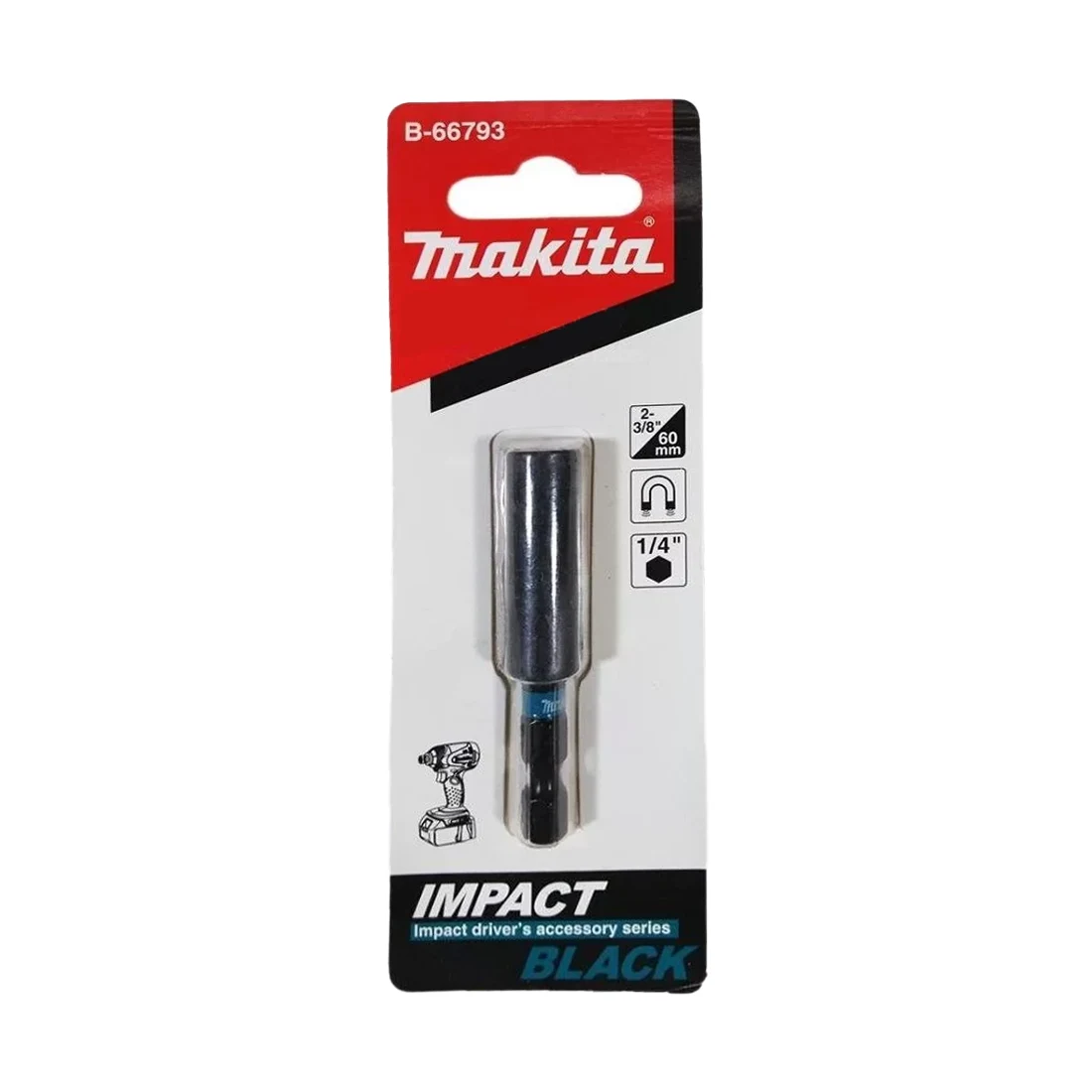 Makita magnetni držač bitova 1/4" Impact BLACK B-66793