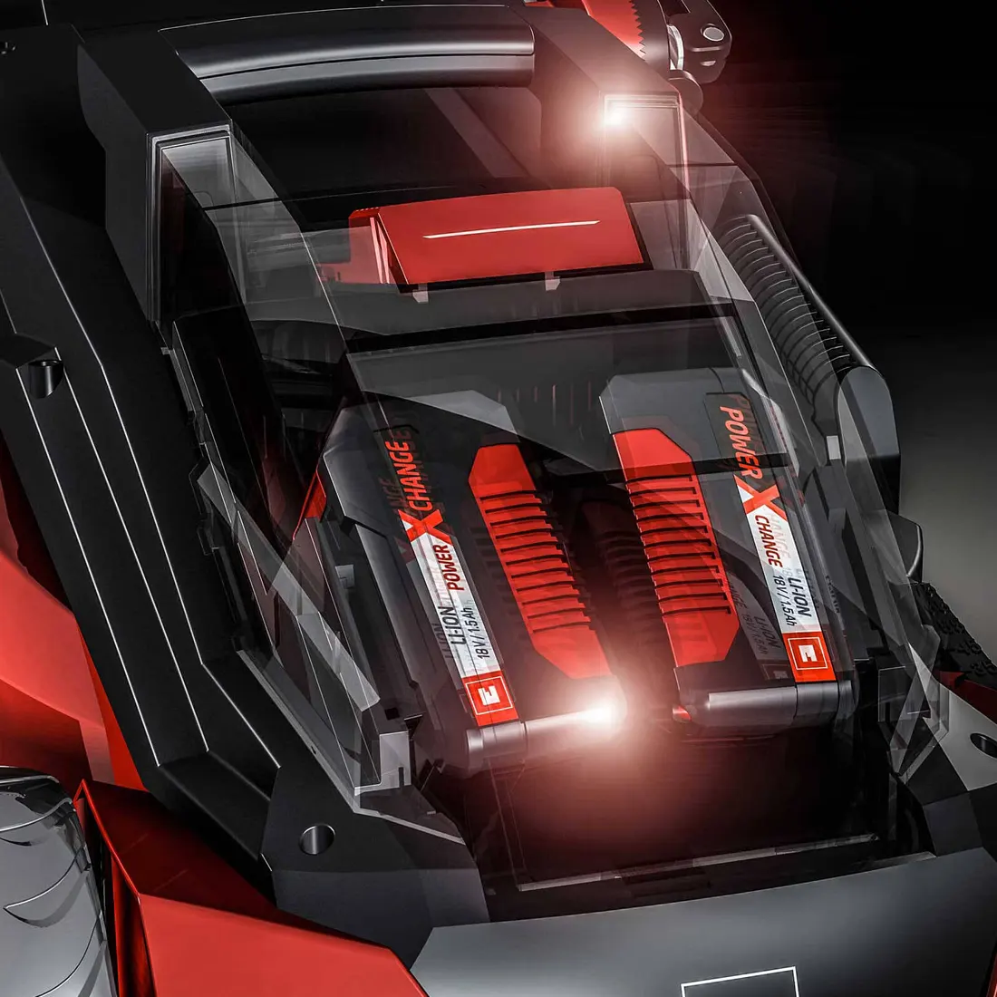 Einhell SET aku kosilica kosačica za travu BRUSHLESS Power X-Change GE-CM 43 Li M Kit 2x 4Ah 2x punjač