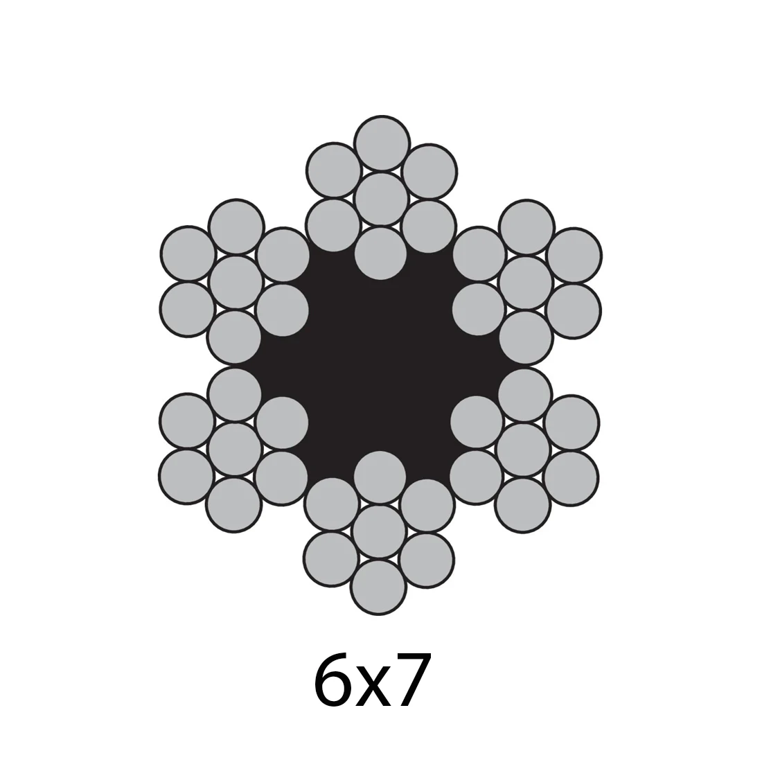 Vormann čelična sajla 6x7