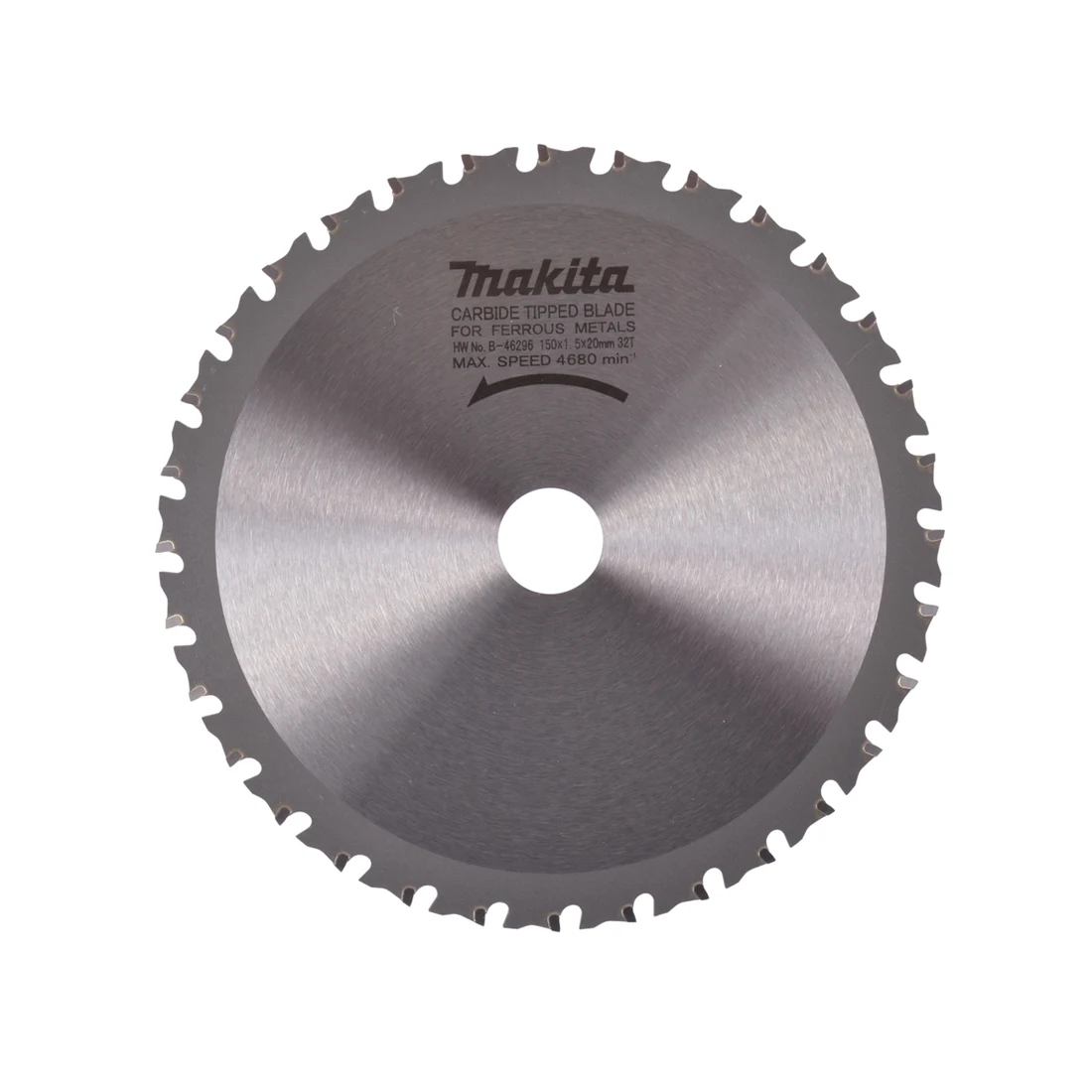 B-46296 Makita rezni list za metal TCT 150x20mm 32z B-46296