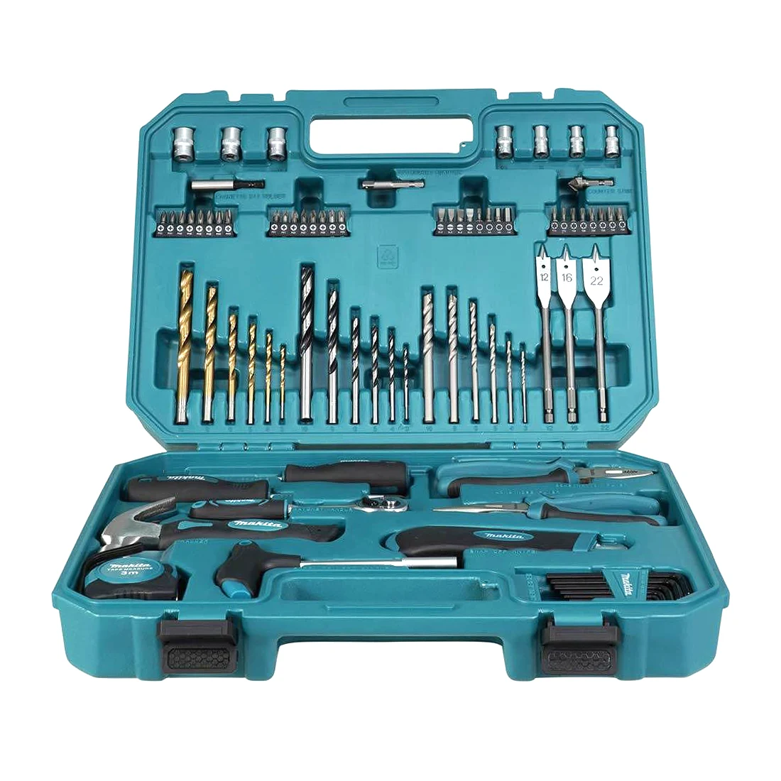 Makita 80-dijelni set burgija svrdala bitova i ručnih alata u koferu E-15104