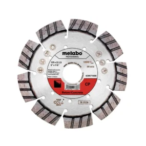 METABO dijamantska rezna ploča za armirani beton 125X22.23mm PROFESIONAL - 628571000
