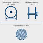 Scheppach stona dvostrana brusilica SM150L