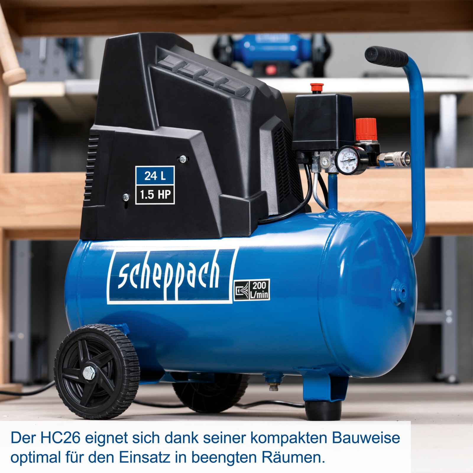 Scheppach kompresor za vazduh HC26 24L