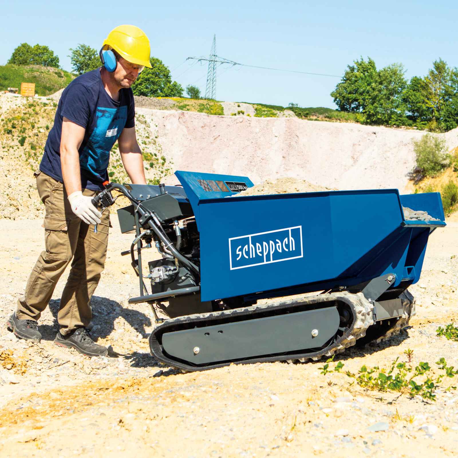 Scheppach motorna kolica Dumper DP5000 5.6 KS