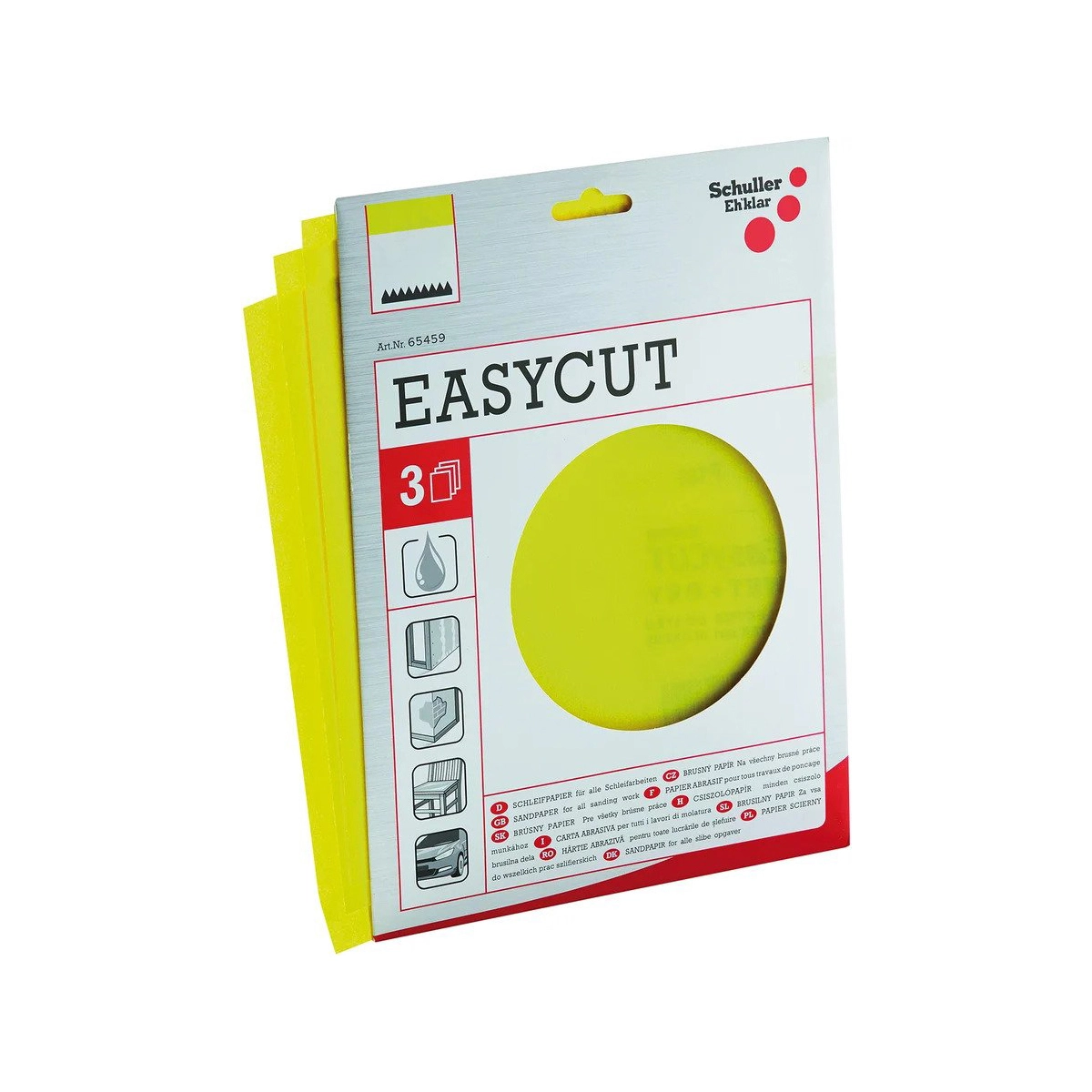 Schuller Ehklar brusni papir 230x280mm (2) Schuller Ehklar brusni papir 230x280mm Easy Cut Set