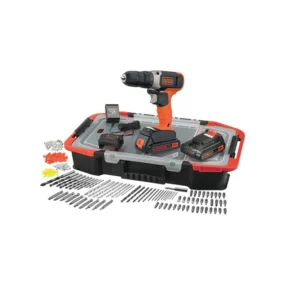 Black+Decker aku bušilica odvijač 18V 2x1.5Ah BCD001BAST Kit