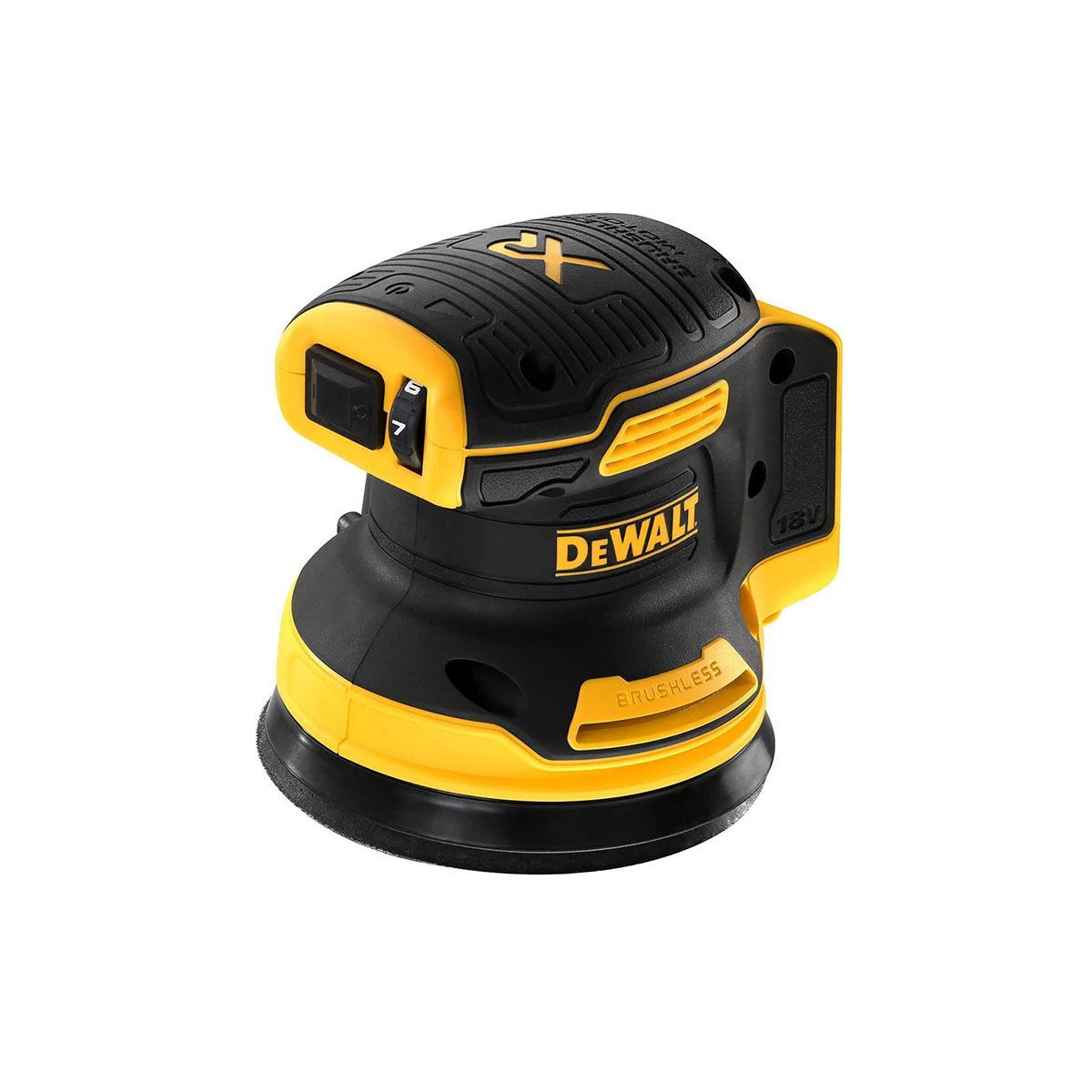 DeWALT aku eksentrična brusilica DCW210N 18 V Solo (4) DeWALT aku eksentrična brusilica DCW210N 18 V Solo