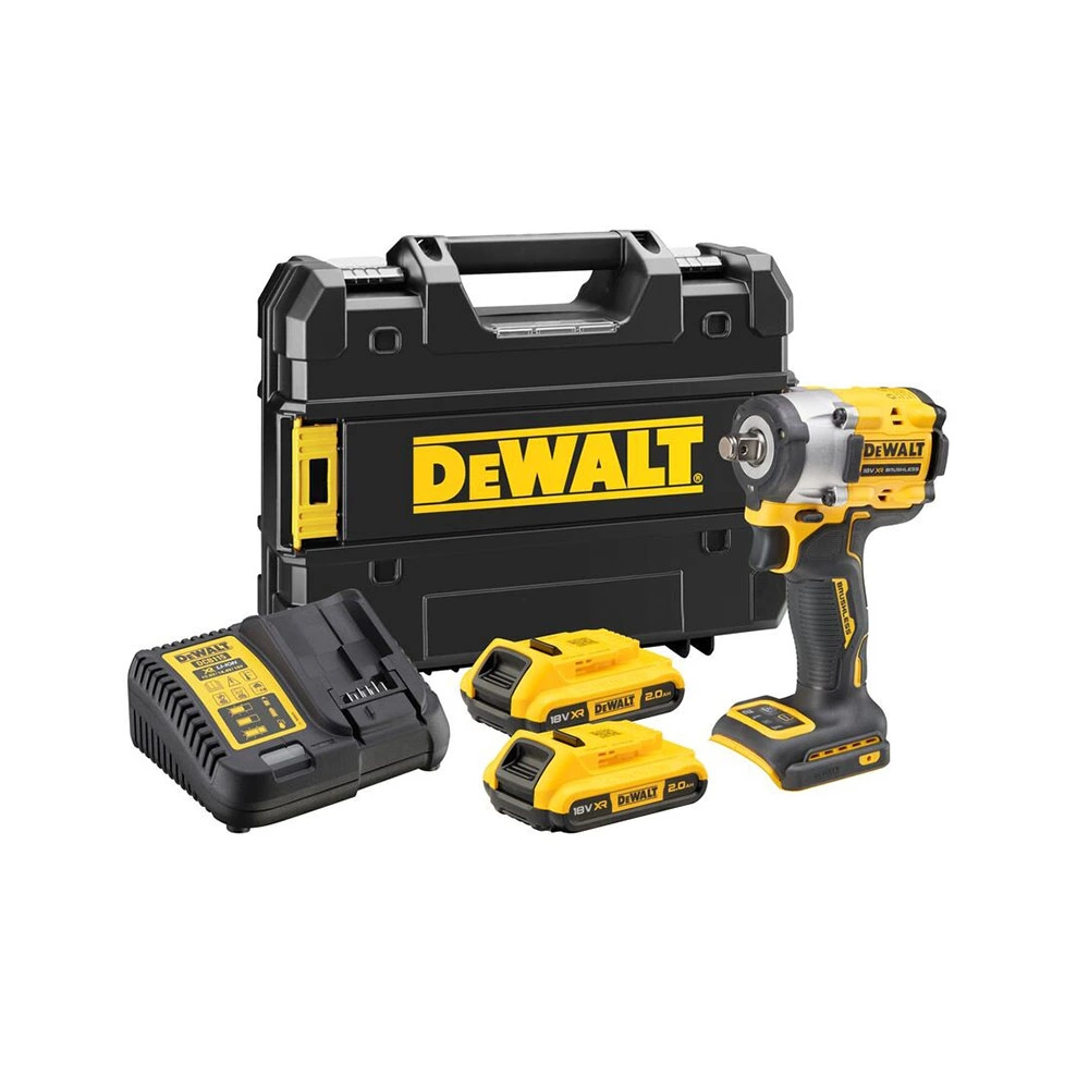 DeWALT aku udarni odvijač DCF921E2T 12 2x PWS 18V DeWALT aku udarni odvijač DCF921E2T 1/2'' 2x PWS 18V