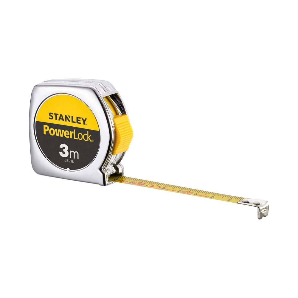 Stanley potezni metar mjerna traka 3m x 19mm PowerLock 33-218 (2) Stanley potezni metar mjerna traka 3m x 19mm PowerLock 33-218