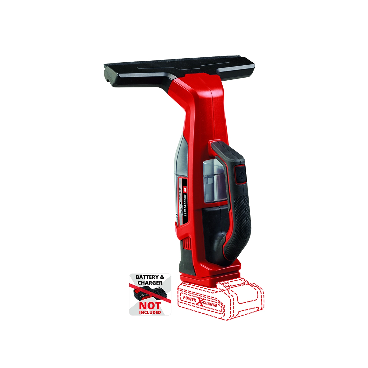 Einhell aku usisivač čistač za prozore BRILLIANTO Solo Einhell aku usisivač čistač za prozore Brillianto Solo
