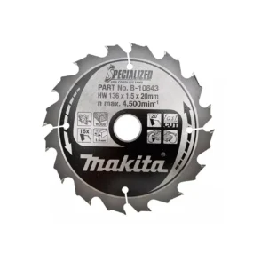 Makita rezni list za drvo SPECIALIZED TCT 136x20mm 16z B-10643