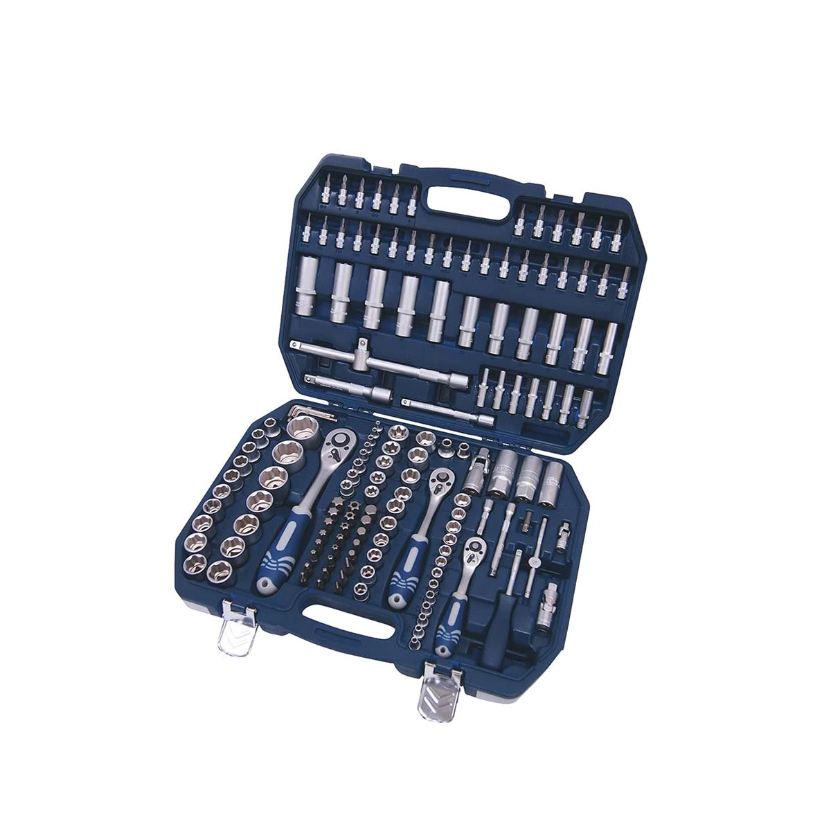 RAXX 152-dijelni set nasadnih ključeva 14''-38''-12'' TEC RAXX 152-dijelni set nasadnih ključeva 1/4''-3/8''-1/2'' TEC