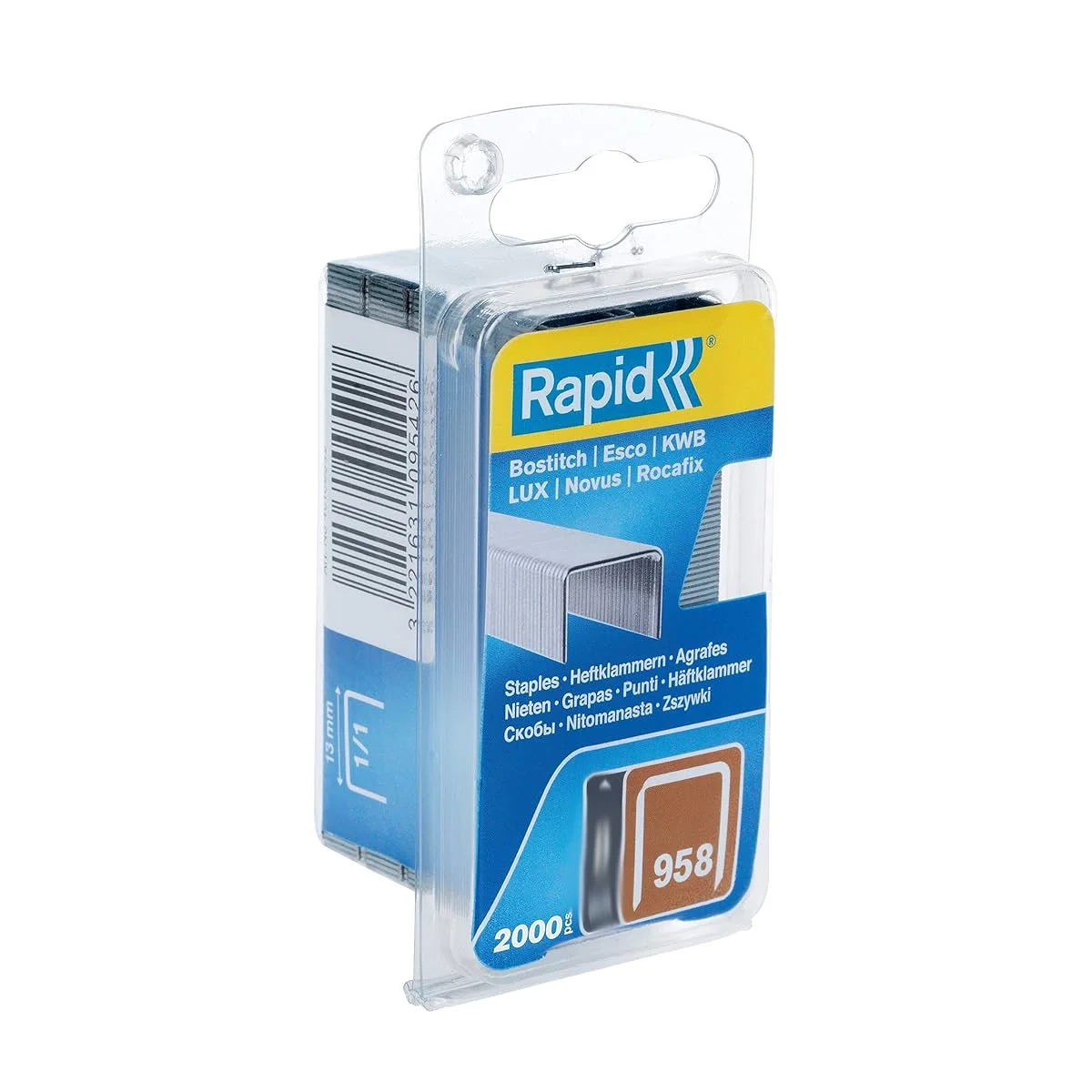40109542 Rapid municija za heftalicu 13x8mm No.958 2000/1 40109542