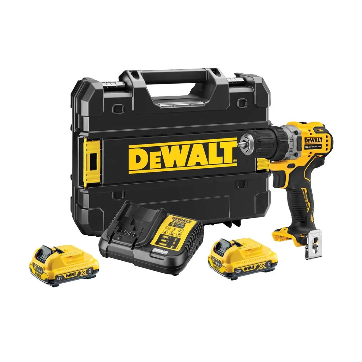 DCD706D2 DeWalt aku udarna bušilica 12 V 2x2.0Ah BRUSHLESS DCD706D2 Kit