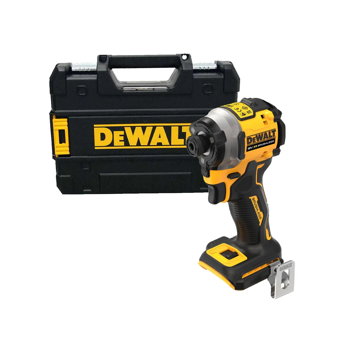 DCF850NT DeWalt aku udarni odvijač 18V 1/4" 205Nm u TSTAK koferu DCF850NT- Solo