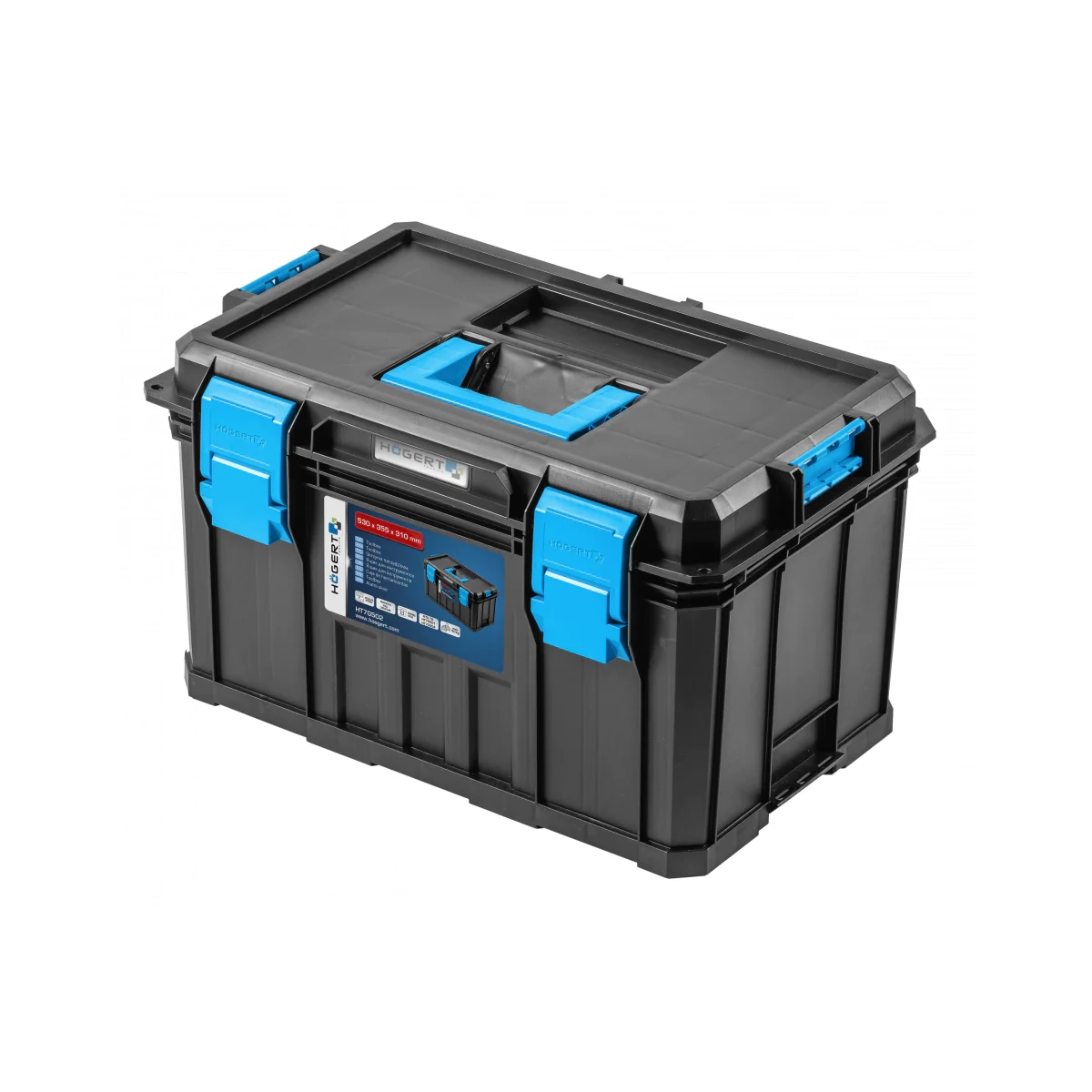 HOEGERT PVC transportni kofer za alat 4u1 HT7G500
