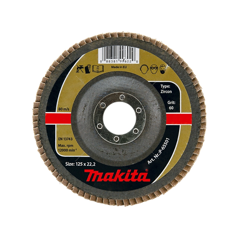 Makita lamelirana brusna ploča za nerđajući čelik 115x22.23 mm D-63753 Makita lamelirana brusna ploča za nerđajući čelik 115x22.23 mm D-63753