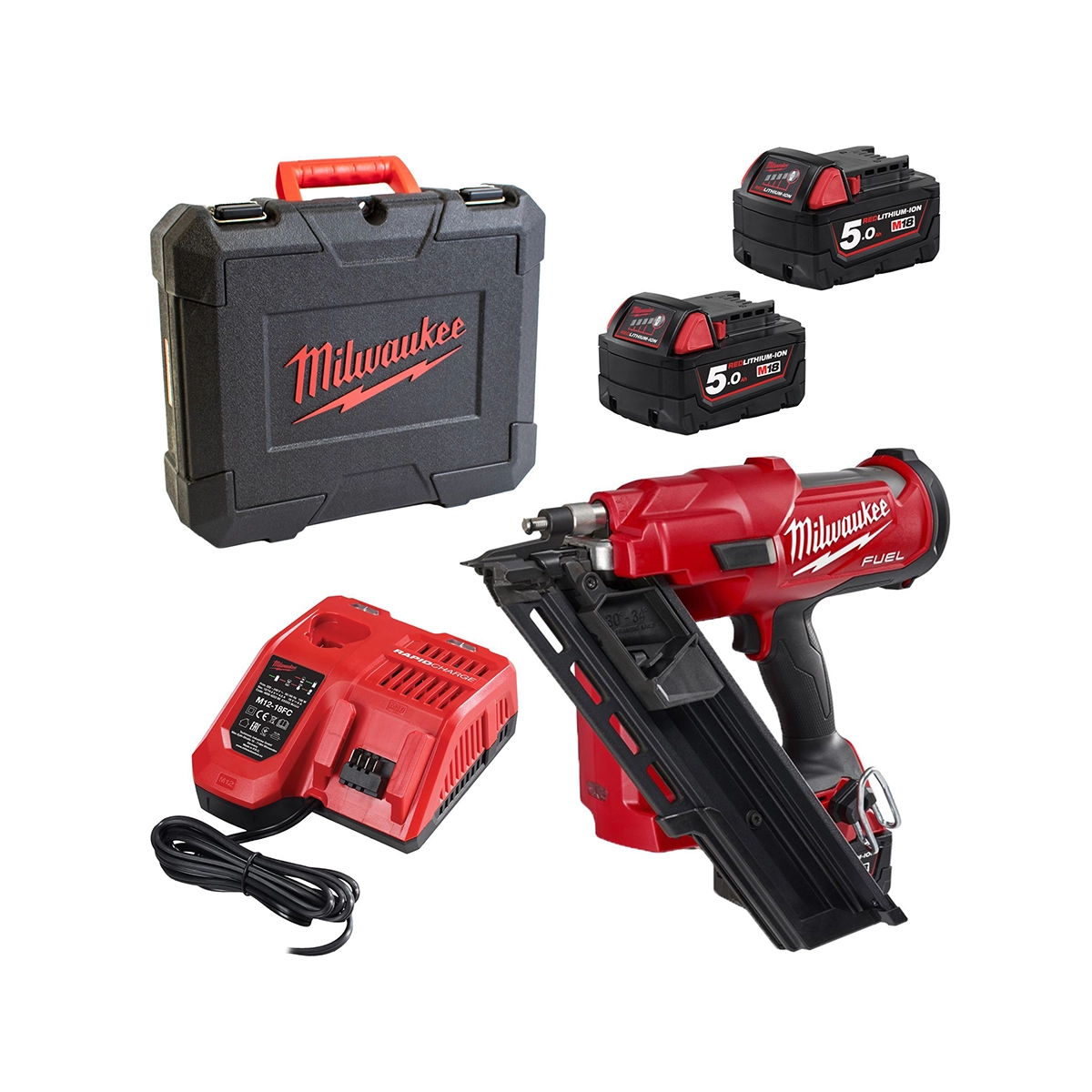 Milwaukee aku pištolj za eksere čavle M18 FFN-502C Kit Milwaukee aku pištolj za eksere čavle M18 FFN-502C Kit