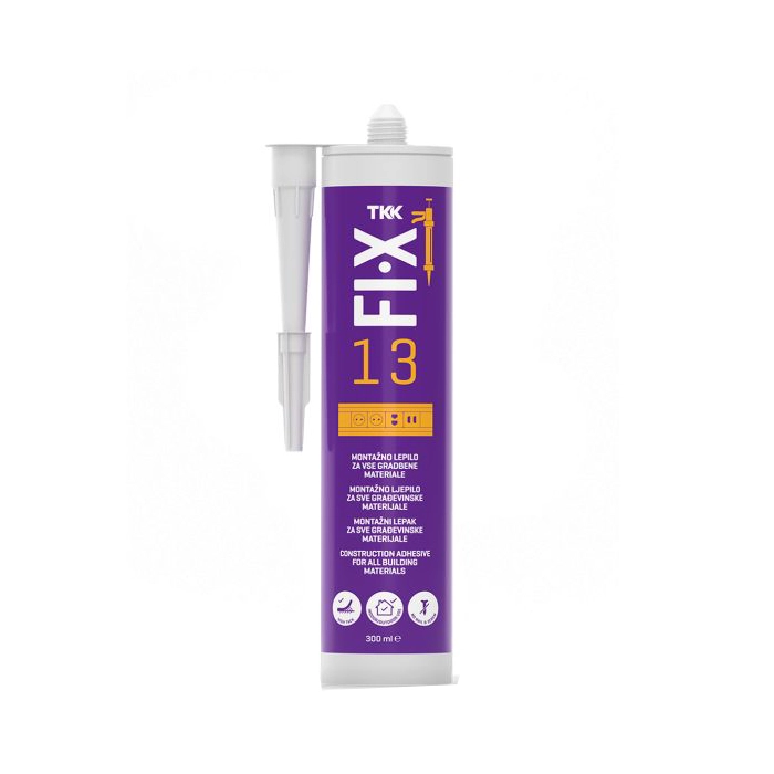 TEKAFIX FIX 13 Tkk silikon TEKAFIX FIX 13 montažno ljepilo 300ml