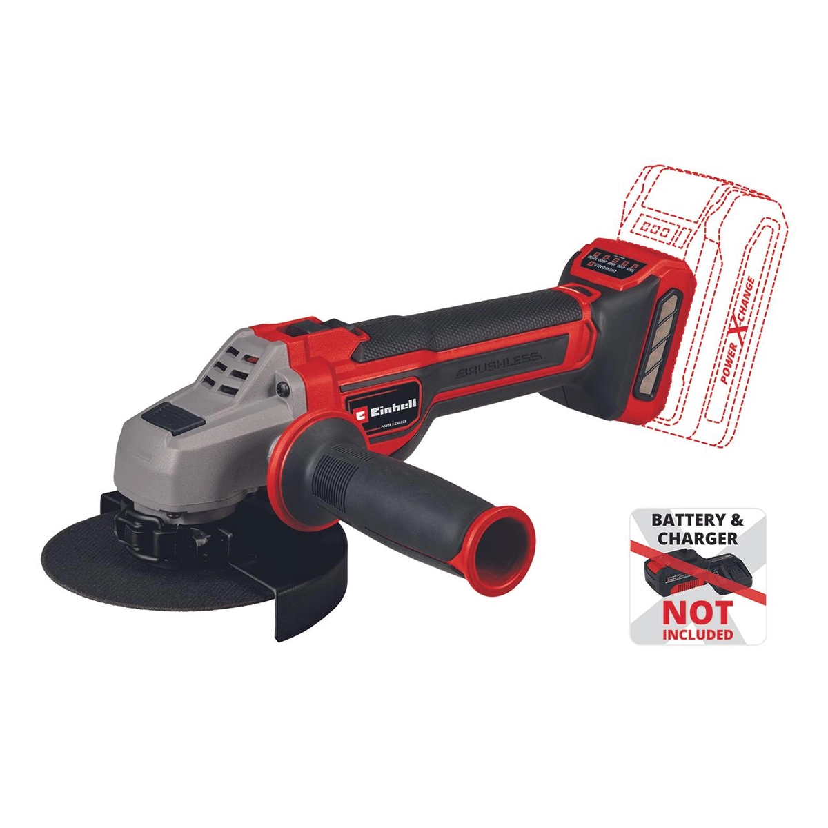 TP-AG 18125 Einhell aku ugaona kutna brusilica Power X-Change TP-AG 18/125 CE Q Li - Solo