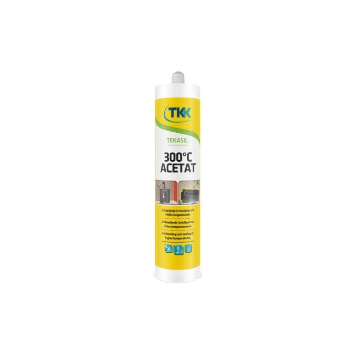 Tkk silikon TEKASIL temperaturni crveni 300° 300 ml Tkk silikon TEKASIL temperaturni crveni 300° 300 ml