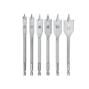 KWB 6-dijelni set plosnatih borera za za drvo 10-25 mm 49512490