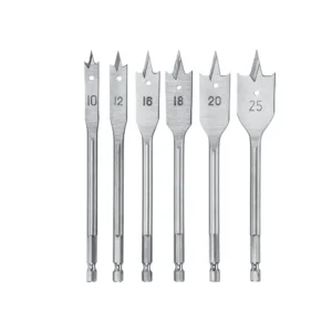KWB 6-dijelni set plosnatih borera za za drvo 10-25 mm 49512490