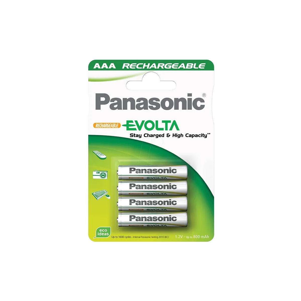 Panasonic baterija punjiva AAA 750mAh HHR Panasonic baterija punjiva AAA 750mAh HHR-4MVE/4BC