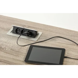 GTV AE-PBSC3GS-20N utičnica SOFT 3xSCHUKO AC220-240V 50 / 60Hz IP20 1.5 m