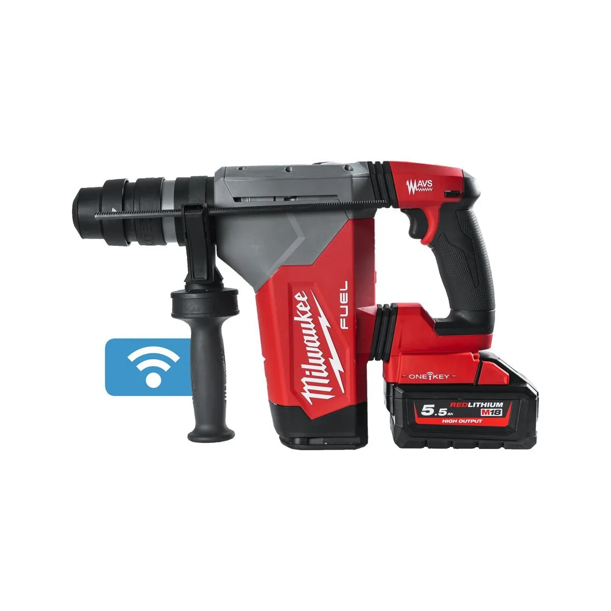 Milwaukee aku udarna čekić bušilica SDS-Plus M18 ONEFHPX-552X Kit