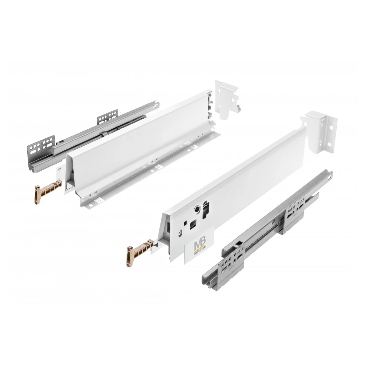 PB-KW-KPL-A1 GTV komplet za ladicu QUARE ModernBox® niski bijela